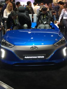 Présentation du véhicule autonome par Hyundai
